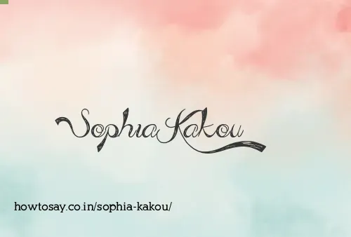Sophia Kakou