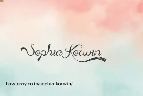 Sophia Korwin