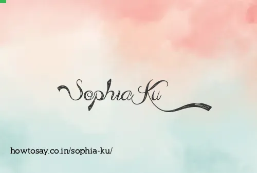 Sophia Ku