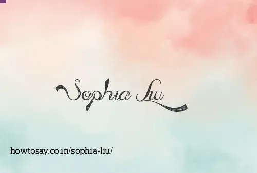 Sophia Liu
