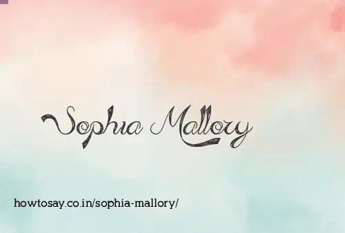 Sophia Mallory