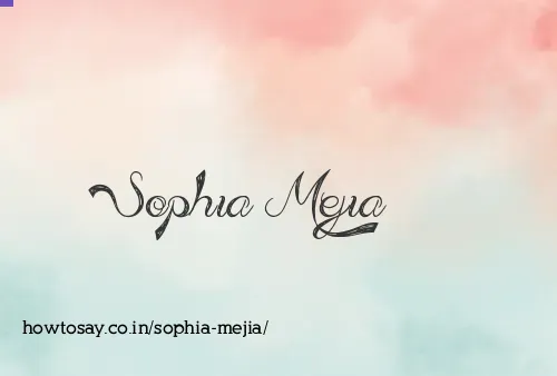 Sophia Mejia