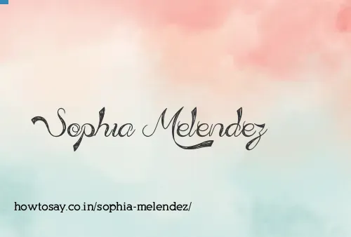 Sophia Melendez