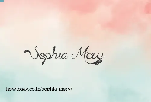 Sophia Mery