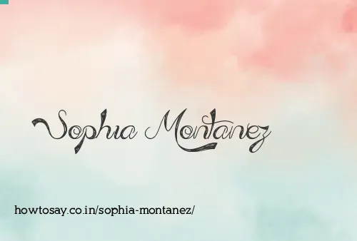 Sophia Montanez