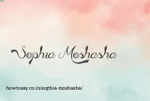 Sophia Moshasha