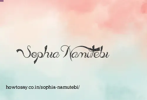 Sophia Namutebi