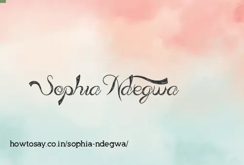 Sophia Ndegwa
