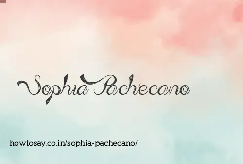Sophia Pachecano