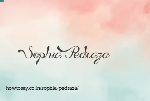 Sophia Pedraza