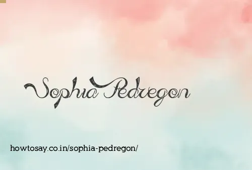 Sophia Pedregon