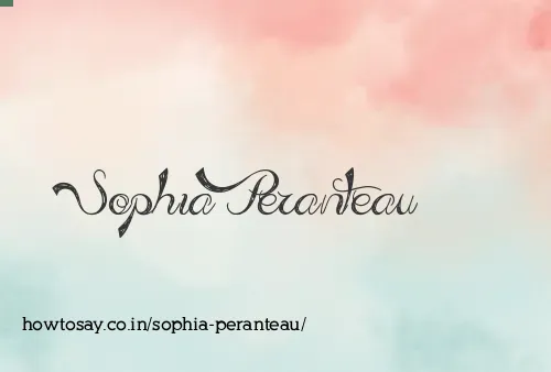 Sophia Peranteau