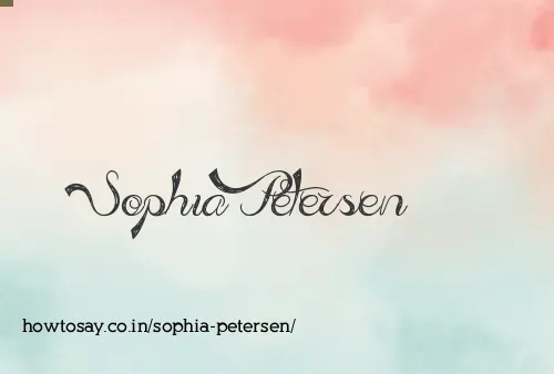 Sophia Petersen
