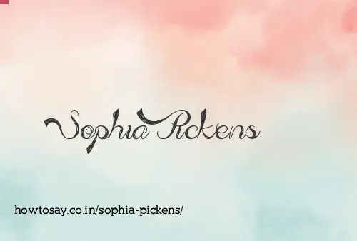 Sophia Pickens