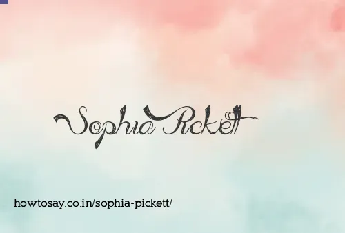 Sophia Pickett
