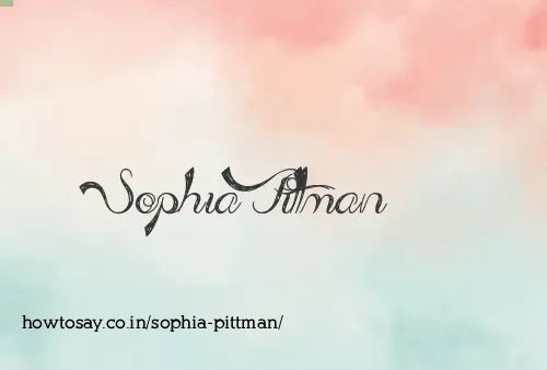 Sophia Pittman