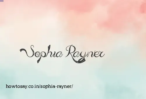 Sophia Rayner