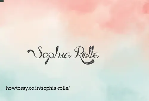 Sophia Rolle