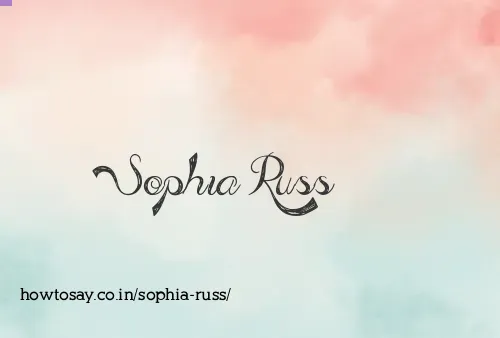 Sophia Russ