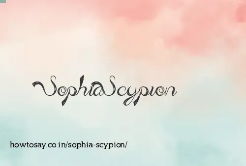 Sophia Scypion