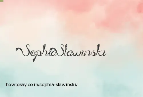 Sophia Slawinski
