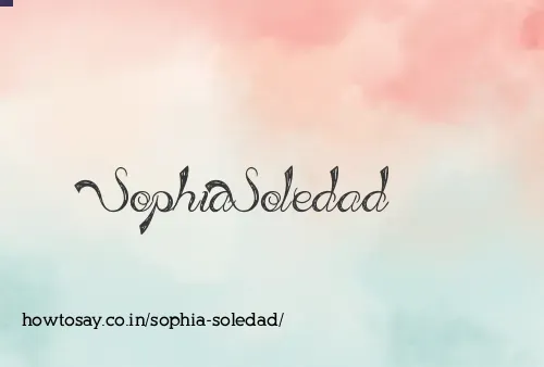 Sophia Soledad
