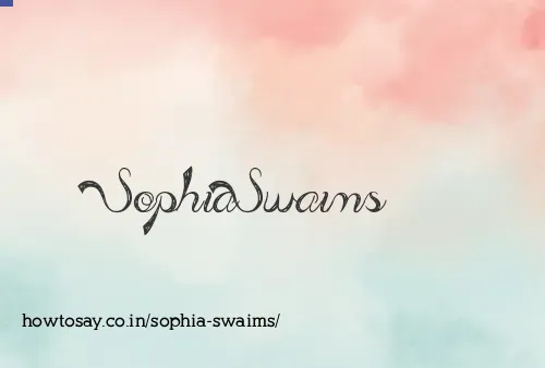 Sophia Swaims