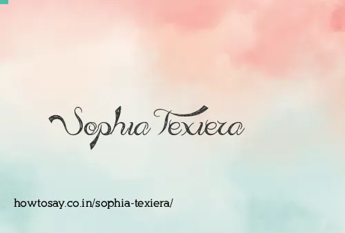 Sophia Texiera
