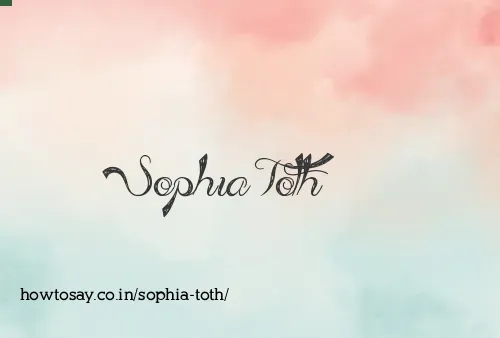 Sophia Toth