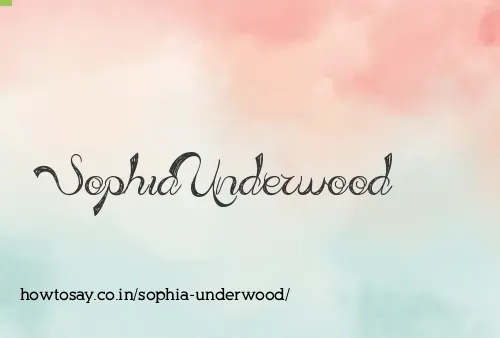 Sophia Underwood