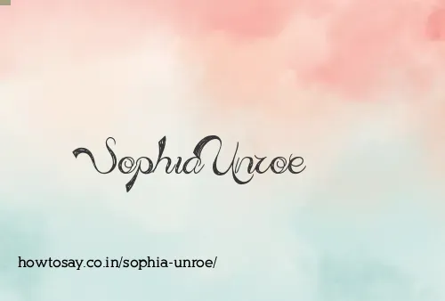 Sophia Unroe