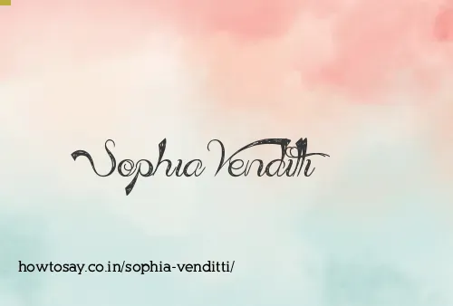 Sophia Venditti