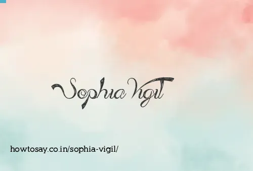 Sophia Vigil