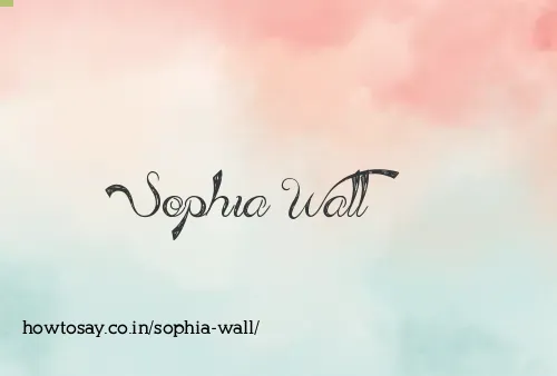 Sophia Wall