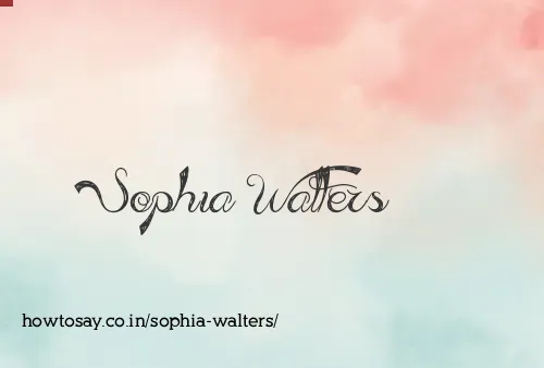 Sophia Walters