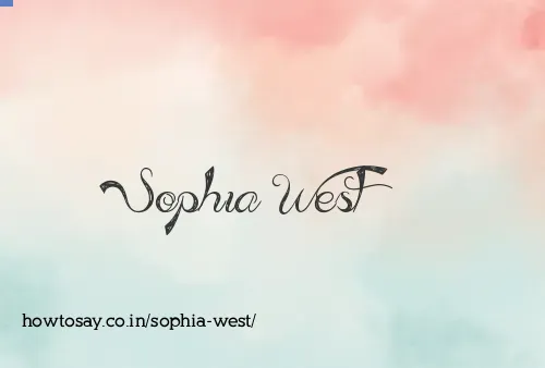 Sophia West