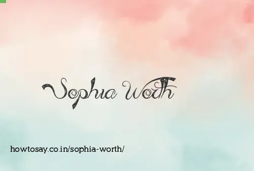 Sophia Worth