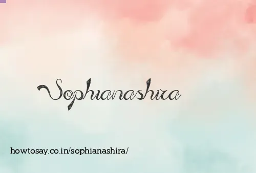Sophianashira