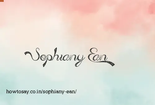 Sophiany Ean