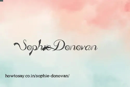 Sophie Donovan