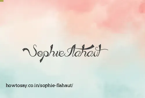 Sophie Flahaut