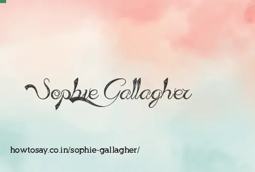Sophie Gallagher