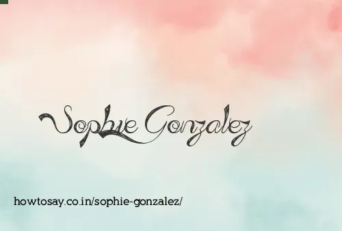 Sophie Gonzalez