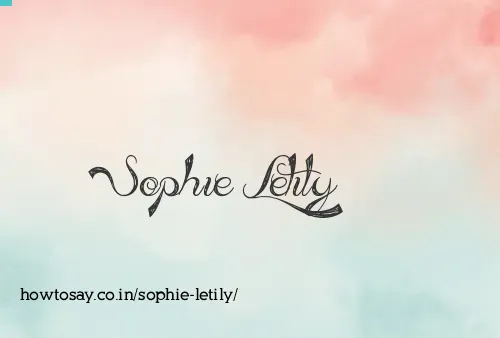Sophie Letily