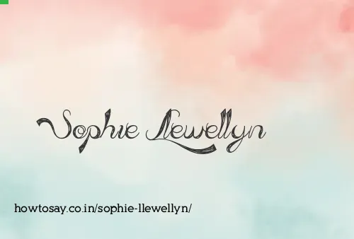 Sophie Llewellyn