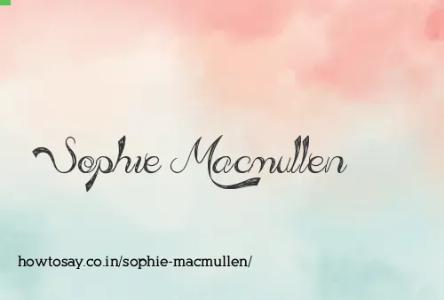 Sophie Macmullen
