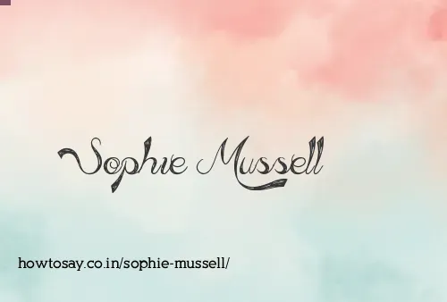 Sophie Mussell