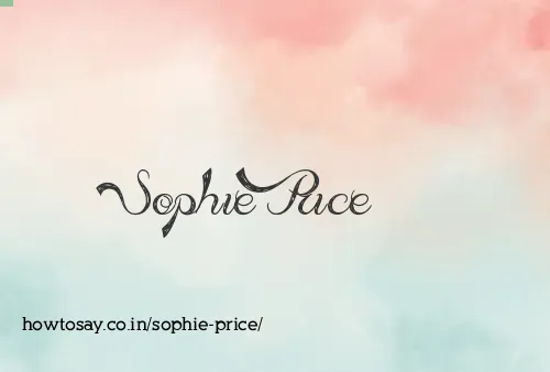 Sophie Price