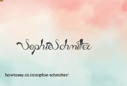 Sophie Schmitter