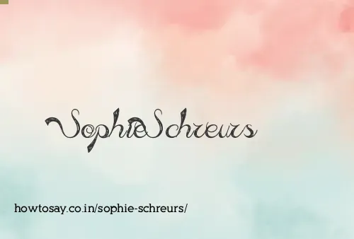 Sophie Schreurs